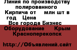 Линия по производству полированного  Кирпича от 70 млн.шт.в год › Цена ­ 182 500 000 - Все города Бизнес » Оборудование   . Крым,Красноперекопск